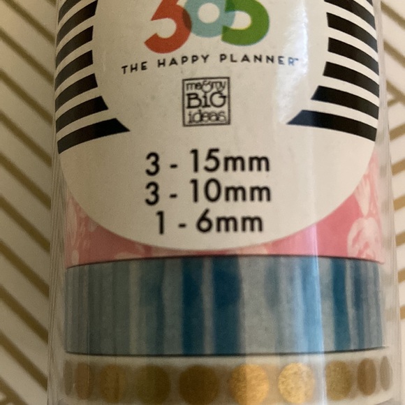 The Happy Planner Create 365 Washi Tape Hello Life 7 Roll Set - Picture 4 of 7